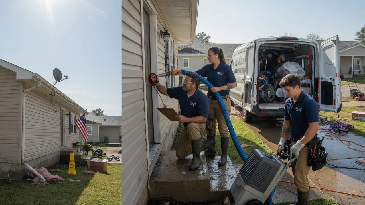 Ceiling Water Damage Restoration in Meadow, TX near me